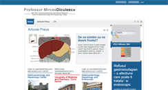Desktop Screenshot of diculescu.ro